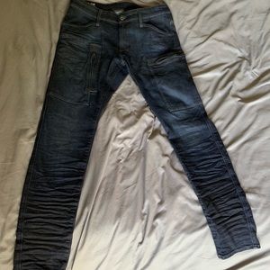 G-Star Super Slim Jeans With Zipper Pockets 34x32